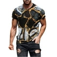 thumbnail image 2 of Leesechin Mens Fitted T Shirts Clearance Cool Graphic Tee for Men Digital Print, 2 of 5