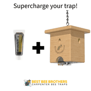 Best Bee Brothers Pine Turbo Trap - Outdoor, Professional Grade, Carpenter Bees Trap, 1 Count