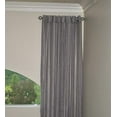 thumbnail image 2 of Ikiriska Extra Long Sheer Voile Curtain with Grommet top for high Ceiling 10 16 17 18-24ft Length Gray White Custom Made 100" Wide 2 Story Drape Free Swatch (Gray, 12 feet), 2 of 4