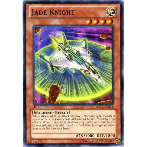 YuGiOh Cyber Dragon Revolution Structure Deck Common Jade Knight SDCR-EN014