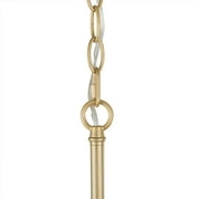 LNC 8-Light Matte Gold Modern/Contemporary Candle LED Dry rated Chandelier for Living Room