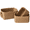 Khaki, variant on Bxaolu Wicker Storage Baskets for Shelves, Wicker Baskets for Organizing, Small Baskets for Vanity, 1 Pack, Pink - S