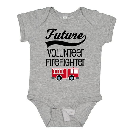 

Inktastic Volunteer Firefighter Future Job Gift Baby Boy or Baby Girl Bodysuit