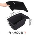 thumbnail image 1 of For Tesla Model 3 Model Y Rear Central Control Storage Box Flocking Style Car Console Organzier Tray Case For Tesla Model 3 Y, 1 of 6
