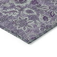 thumbnail image 4 of Addison Rugs Chantille Indoor/Outdoor Transitional Floral Purple Washable Round Rug, 8' x 8', 4 of 6