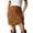#20Khaki, variant on Womens Faux Suede Mini Skirt High Waisted