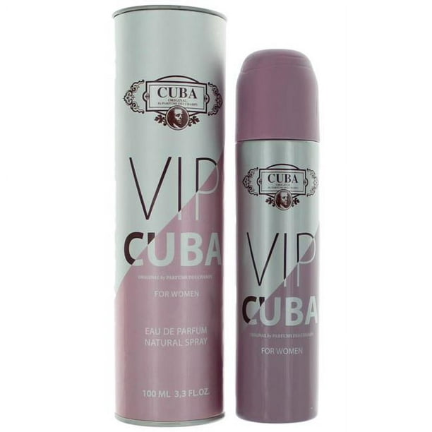 Cuba awcubavipw34s 3,4 oz VIP Eau de Parfum Spray pour les Femmes