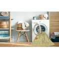 thumbnail image 2 of Ahgly Company Machine Washable Indoor Square Transitional Sun Yellow Area Rugs, 5' Square, 2 of 7