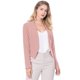 thumbnail image 1 of Chaqueta Corta Casual Allegra K Día de San Patricio sin cuello para Mujer Rosa XS, 1 of 6