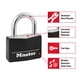 thumbnail image 4 of Candado con llave Master Lock 141Q de aluminio cubierto, paquete de 4, 4 of 7