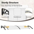 thumbnail image 5 of vidaXL Front Door Canopy, Outdoor Awning for Porch & Patio, 94.5x31.5 Inches Black & Transparent, 5 of 8