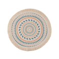 thumbnail image 1 of Redondos, Manteles Individuales Bohemios De Algodón Y Lino Tejidos Con Borlas De Macramé, Manteles Individuales Lavables Resistentes Al Calor Para Comedor, Decoración De Mesa Inevent HA045268-02, 1 of 6