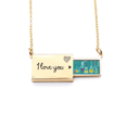 thumbnail image 1 of Checal Réaction Outil Lettre Enveloppe Enveloppe Pendentif Bijoux, 1 of 3