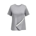 thumbnail image 4 of Mashaouyo Spring Savings Clearacne Post Shoulder Surgery Shirts for Women Tear Away 3/4 Tops After Rotator Cuff Shirts Chemo Port Adaptive Clothing, 4 of 4