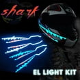 thumbnail image 6 of Motorcycle Helmet Light Shark Strip Led Night Signal Light Stripe Glowing Bar D4O0, 6 of 9