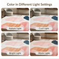 thumbnail image 7 of ODIKA 8'x10' Washable Area Rug Non-Shedding, Easy Care, Abstract Modern Brushstroke Art With Interlocking Watercolor Color Blocks for King Size Bedroom Under Bed, Master Suite, 7 of 7