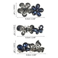 thumbnail image 2 of Unique Bargains Hair Barrettes for Women Hair Clips Sparkly Glitter Hairpin 3 Pcs Blue Black, 2 of 6