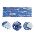 thumbnail image 3 of Unique Bargains 1 Pc Sports Towel Portable Pattern Quick Dry Towel Blue, 3 of 5