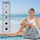 thumbnail image 3 of Bolsa de Playa Tote QOGiR Neopreno Gris y Verde Grande, 3 of 7