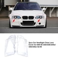 thumbnail image 5 of Lente de faro, 2 uds, Cubierta de lente transparente para faros delanteros de coche para BMW Serie 3 E46 01-05 Lifting facial 63126924043 63126924044 Ecomeon  no, 5 of 5