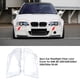 thumbnail image 5 of Lente de faro, 2 uds, Cubierta de lente transparente para faros delanteros de coche para BMW Serie 3 E46 01-05 Lifting facial 63126924043 63126924044 Ecomeon  no, 5 of 5