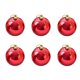 thumbnail image 3 of Worallymy Árbol de Navidad Bola Hogar Oficina Centro Comercial Árbol de Navidad Adornos Colgantes Decoración 6cm Rojo Brillante Worallymy JD735807878, 3 of 7