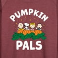thumbnail image 3 of Peanuts - Pumpkin Pals - Women's Lightweight French Terry Long Sleeve Shirt, 3 of 6