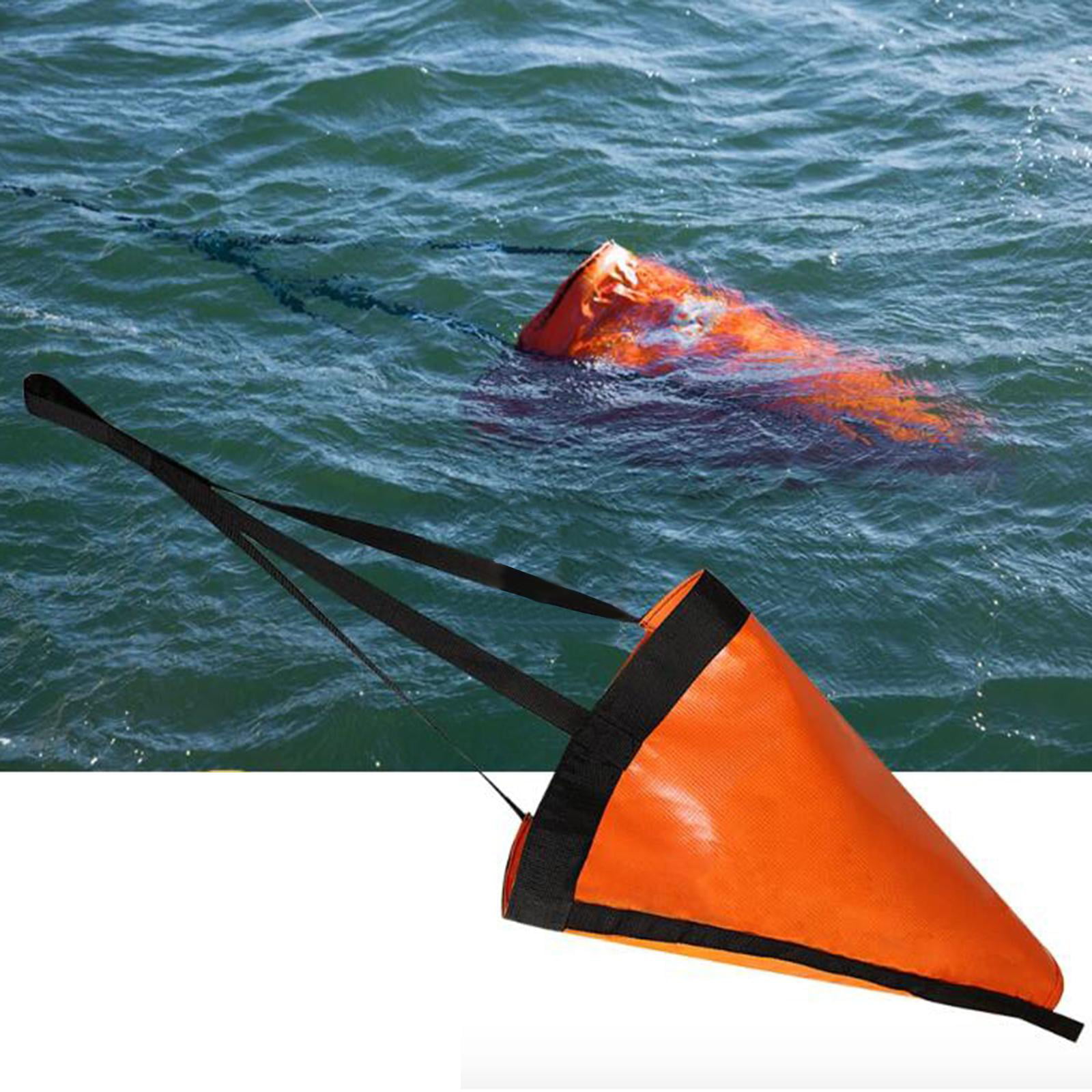 WMA] Kayak Drift Sock Anchor Fishing Boat Anchor Float Yellow
