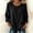 Black, variant on jjayotai Cotton Linen Tops for Women Crew Neck Loose Fit Long Sleeve Shirts Casual Fall Blouses Work Weekend Travel