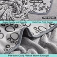 thumbnail image 5 of Soft Washable Dog Blanket 40"x31", Grey Cat Blanket for Indoor Large Medium Small Dogs & Puppies, Pet Essentials for Crate Couch Bed, 5 of 7