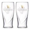 thumbnail image 1 of Guinness Logo Harp Embossed Pint Glass Set (2-Pack) (20 ounces), 1 of 1