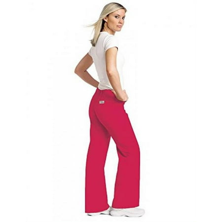 Landau Women's 9502 Urbane Relaxed Drawstring Pant True Red 2XL