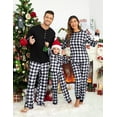 thumbnail image 3 of Ekouaer Conjuntos de pijamas de Navidad familiares a juego para mujeres, hombres y niños, pijamas de manga larga, conjuntos de salón de vacaciones, 3 of 3