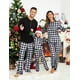 thumbnail image 3 of Ekouaer Conjuntos de pijamas de Navidad familiares a juego para mujeres, hombres y niños, pijamas de manga larga, conjuntos de salón de vacaciones, 3 of 3