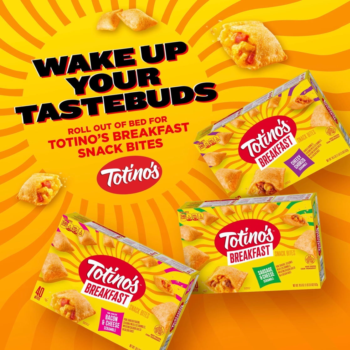 Totino's Sausage & Cheese Scramble Breakfast Snack Bites 40 CT