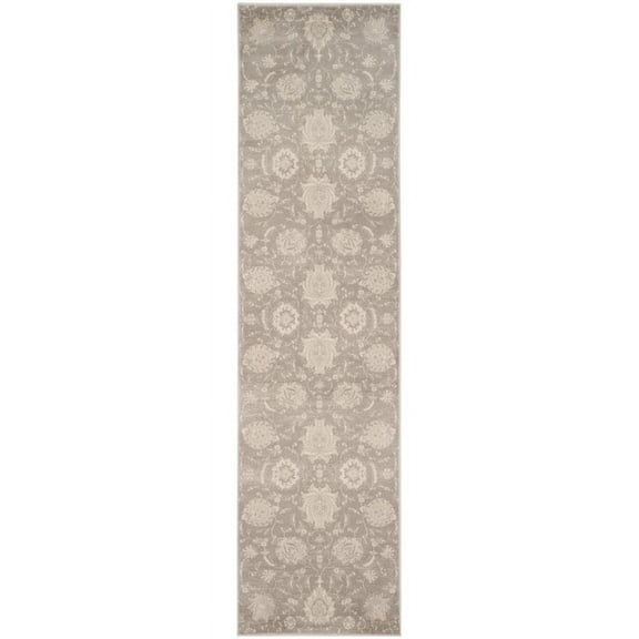 SAFAVIEH Vintage Clemence Floral Area Rug, Grey/Ivory, 5'1" x 7'7"