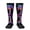 2 Black-2, variant on Womens Palmetto Tree Tie Dye Knee High Socks Comfy Thermal Boot Long Socks