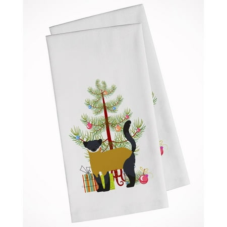 

Carolines Treasures BB9241WTKT Yellow-Throated Marten Christmas White Kitchen Towel Set of 2 19 X 25 multicolor