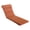 Orange, variant on Goodgoods 25" x 77" Outdoor Patio Chaise Lounge Cushion with Straps, Water & Fade Resistant, Denim