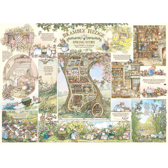 Cobble Hill 1000 Piece Puzzle - Brambly Hedge Spring Story