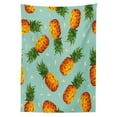 thumbnail image 3 of Ambesonne Retro Tablecloth Rectangular Table Cover, Vintage Beach Summer, 60"x84", Olive Green Seafoam, 3 of 4