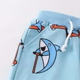 thumbnail image 5 of JAJAHO Toddler Boys Shorts Kids Sportswear Bottom Cartoon Print Casual Drawstring Elastic Waist Shorts With Pockets Size 1-7T Stylish Trousers, 5 of 8