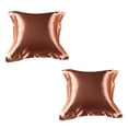 thumbnail image 2 of Simulated Silk Pillowcase, 2 Sets For Hair And Skin, Soft Fabric, Multiple Colors, Enhances Sleep, Easy Care, Giftable, 2 of 6