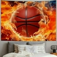 thumbnail image 2 of Shiartex  Football Tapestry for Boys Kids Basketball Wall Tapestry Sports Tapestries Wall Hanging,Rugby Soccer Tapestry Girls Teens Ball Game Wall Tapestry Sport Theme Room Decor 40x30inch, 2 of 6