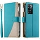 thumbnail image 1 of Funda cartera GANGXUN para OPPO A57s 4G/A77s 4G , cuero PU con tarjetero, cremallera, correa de mano, soporte y protección 450°, 1 of 6
