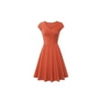 thumbnail image 2 of Haute Edition Women's V-Neck Skater Dress, 2 of 4