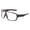 Clear, variant on KCGYNP Polarized Athletic Sunglasses-Unisex UV400 Protection Eyewear for Running On Sale,Cycling,Fishing,and Outdoor Sports-Versatile Shades for Men and Women,Oversized Rectangular Frame