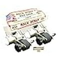 thumbnail image 3 of 2 Pack, Rack-Strap, The Original Ladder Rack Tie-Downs, Round Mounting Bracket, RS4 Gold 1-5/8 Inch Diameter Round Mounting Bracket, Bolt Mounting Hardware Included, 8 Foot Black Strap, 3 of 4