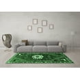 thumbnail image 3 of Ahgly Company Indoor Square Persian Emerald Green Traditional Area Rugs, 6' Square, 3 of 4