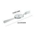 [new] Fork Roller Pie Easy Combo Rolling Cutting Pizza With Pizza Fork